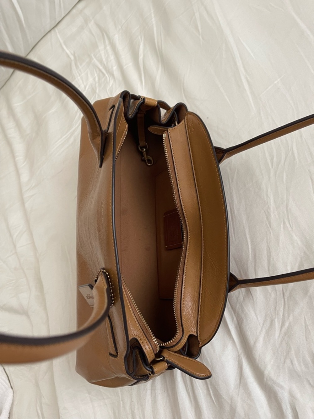 Coach Empire 34 Shoulder Bag in Honey Brown - Picture 6 of 9